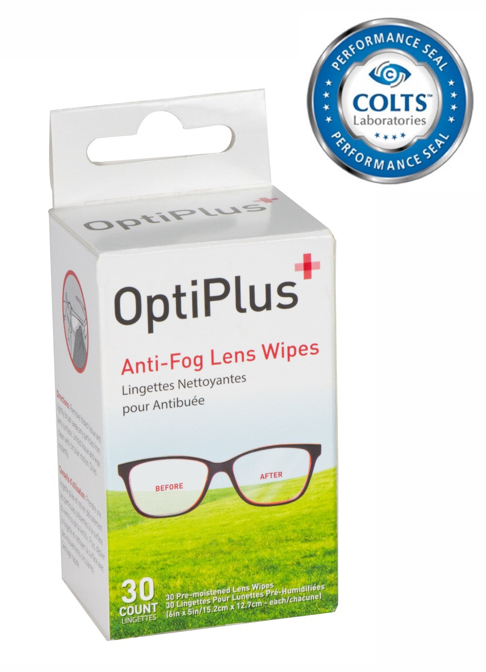 Hilco OptiPlus Anti-Fog Lens Wipes